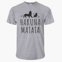Load image into Gallery viewer, Summer 2017 Cotton T-Shirts HAKUNA MATATA Men's Big Size T Shirts Short Sleeve Slim Fit Fashion Tops &amp; Tees Male Clothing