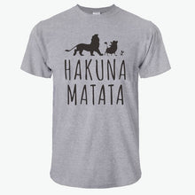 Load image into Gallery viewer, Summer 2017 Cotton T-Shirts HAKUNA MATATA Men's Big Size T Shirts Short Sleeve Slim Fit Fashion Tops &amp; Tees Male Clothing