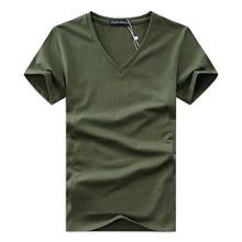 Load image into Gallery viewer, 2017 summer Hot selling Men V neck t shirt