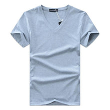 Load image into Gallery viewer, 2017 summer Hot selling Men V neck t shirt