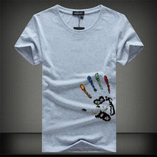 Load image into Gallery viewer, New Mens T Shirts Fashion Summer O-Neck Slim Fit Short Sleeve T Shirt