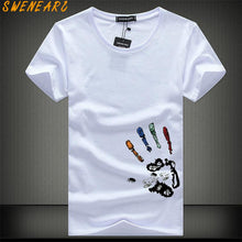 Load image into Gallery viewer, SWENEARO Men T-Shirts Plus Size 5XL 4XL Tee Shirt