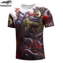 Load image into Gallery viewer, TUNSECHY fashion Brand Digital printing T-shirt