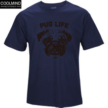 Load image into Gallery viewer, cotton casual pug life mens t shirts