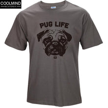 Load image into Gallery viewer, cotton casual pug life mens t shirts
