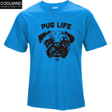 Load image into Gallery viewer, cotton casual pug life mens t shirts