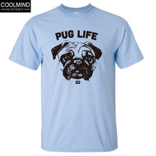 Load image into Gallery viewer, cotton casual pug life mens t shirts