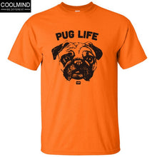 Load image into Gallery viewer, cotton casual pug life mens t shirts