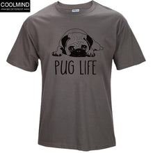 Load image into Gallery viewer, cotton casual pug life mens t shirts