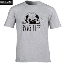 Load image into Gallery viewer, cotton casual pug life mens t shirts
