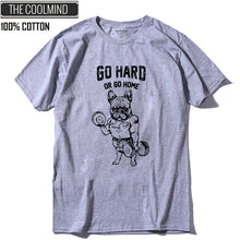 Load image into Gallery viewer, cotton casual pug life mens t shirts