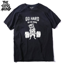 Load image into Gallery viewer, cotton casual pug life mens t shirts