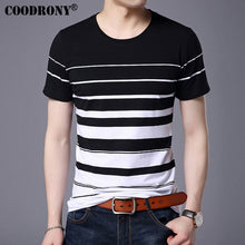 Load image into Gallery viewer, COODRONY Cotton Short Sleeve T-Shirt
