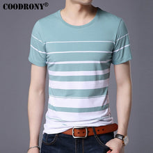 Load image into Gallery viewer, COODRONY Cotton Short Sleeve T-Shirt