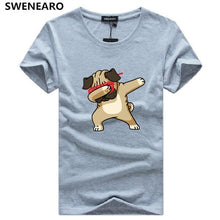 Load image into Gallery viewer, SWENEARO Men's T-shirts Fashion Animal Dog Print Hipster Funny t shirt