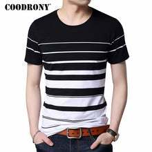 Load image into Gallery viewer, COODRONY Cotton Short Sleeve T-Shirt