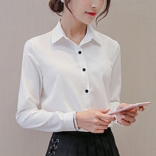 Load image into Gallery viewer, Korean Slim Wild Women Shirts 2019 New Spring Summer
