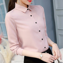 Load image into Gallery viewer, Korean Slim Wild Women Shirts 2019 New Spring Summer
