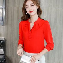 Load image into Gallery viewer, Korean Slim Wild Women Shirts 2019 New Spring Summer