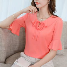 Load image into Gallery viewer, Korean Slim Wild Women Shirts 2019 New Spring Summer