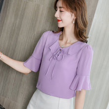 Load image into Gallery viewer, Korean Slim Wild Women Shirts 2019 New Spring Summer