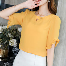 Load image into Gallery viewer, Korean Slim Wild Women Shirts 2019 New Spring Summer