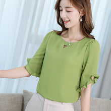 Load image into Gallery viewer, Korean Slim Wild Women Shirts 2019 New Spring Summer