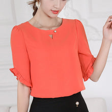 Load image into Gallery viewer, Korean Slim Wild Women Shirts 2019 New Spring Summer