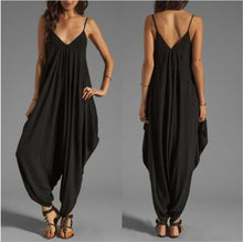 Load image into Gallery viewer, 2019 Long Bodysuit Fashion Summer Women's Harem Romper Jumpsuit Combinaison Femme Elegant Coveralls Playsuit Macacao Clothing