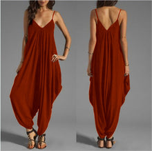 Load image into Gallery viewer, 2019 Long Bodysuit Fashion Summer Women's Harem Romper Jumpsuit Combinaison Femme Elegant Coveralls Playsuit Macacao Clothing
